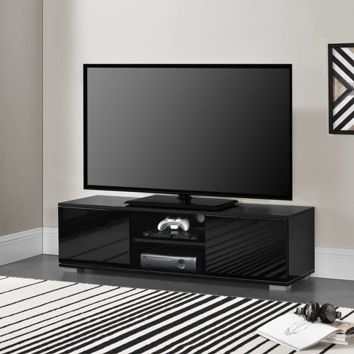 Mobile TV con Scomparti Chiusi e Aperti 34,5 x 120 x 40 cm - [en.casa]