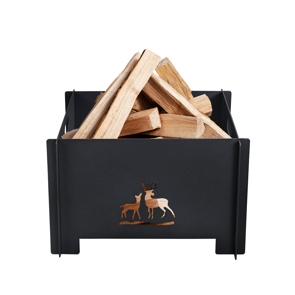 Focolare Etnedal Ciotola per fuoco 25 x 40 x 40 cm [casa.pro]