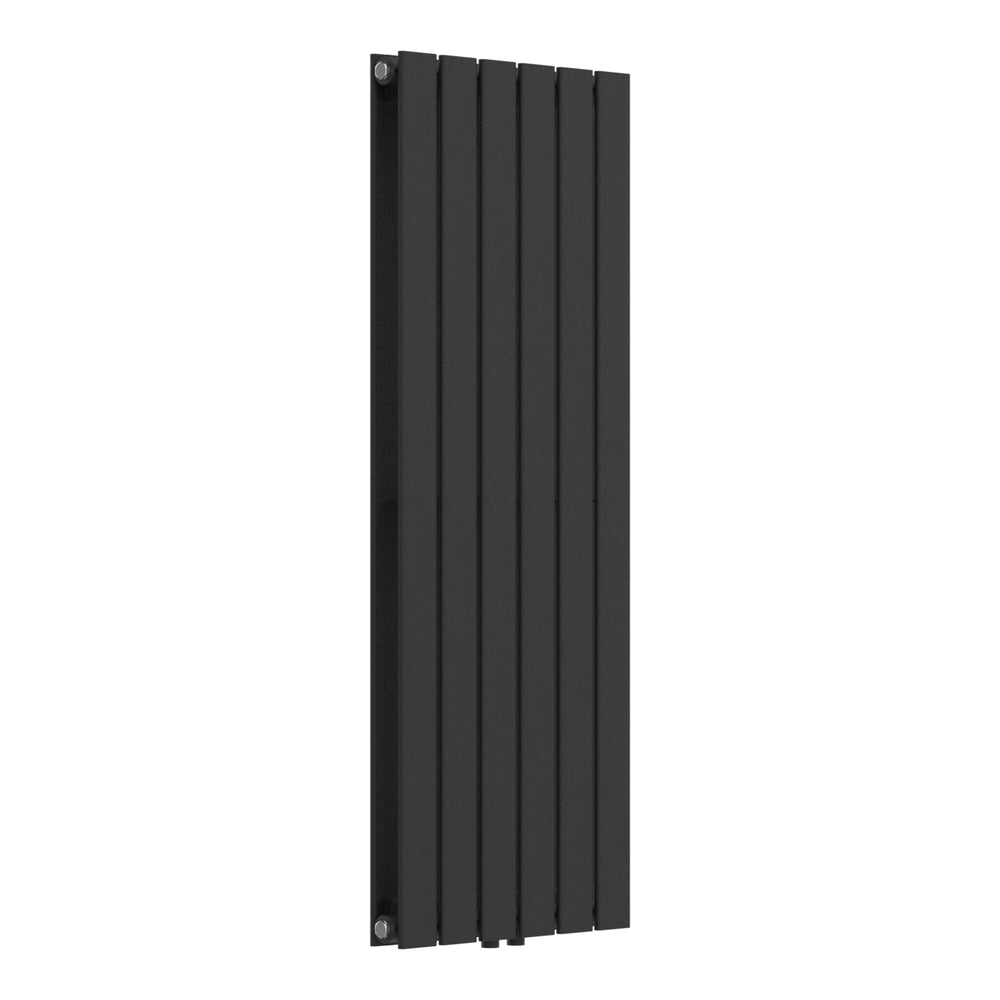 Termosifone Nore ad Acqua Calda Pannello Doppio con Elementi Piatti 120 x 45 cm Nero [neu.haus] 