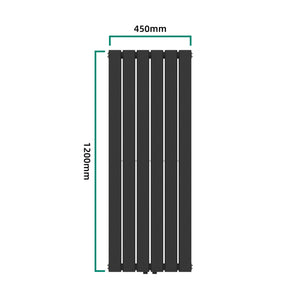 Radiatore di design Nore piatto a doppio strato