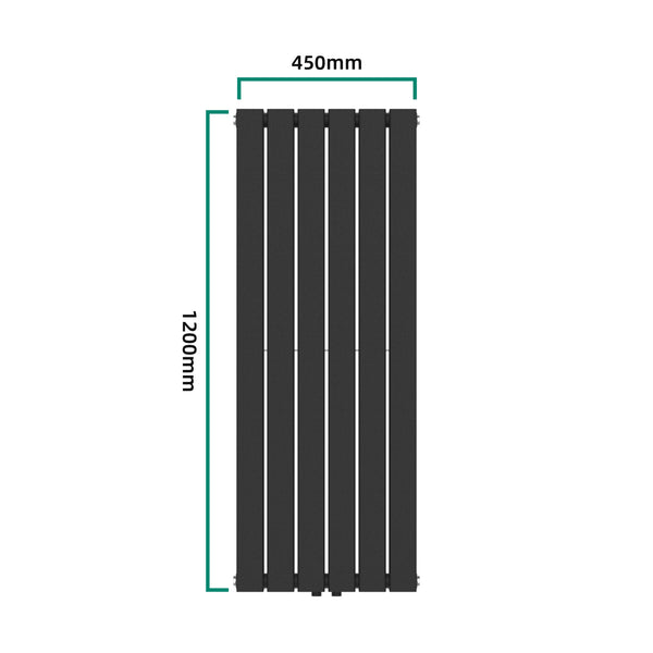Radiatore di design Nore piatto a doppio strato