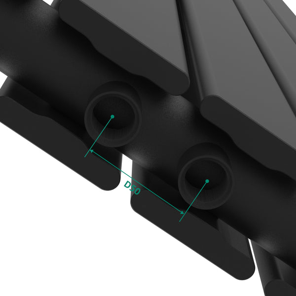 Radiatore di design Nore piatto a doppio strato