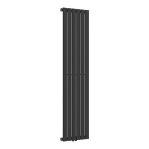 Termosifone Nore ad Acqua Calda Pannello Singolo con Elementi Piatti 160 x 45 cm - Nero [neu.haus] 