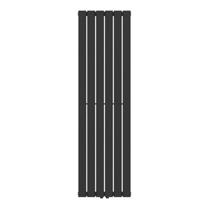 Termosifone Nore ad Acqua Calda Pannello Singolo con Elementi Piatti 160 x 45 cm - Nero [neu.haus] 