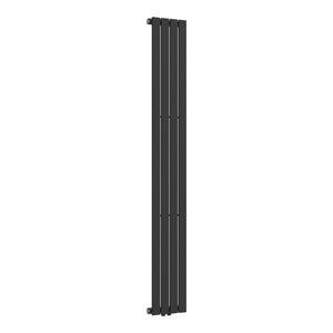 Termosifone Nore ad Acqua Calda Pannello Singolo con Elementi Piatti 180 x 30 cm - Nero [neu.haus] 