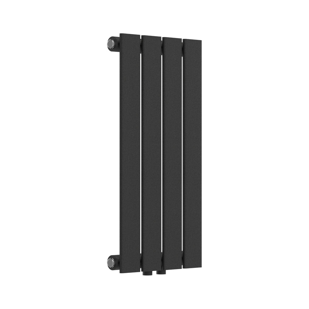 Termosifone Nore ad Acqua Calda Pannello Singolo con Elementi Piatti 60 x 30 cm - Nero [neu.haus] 