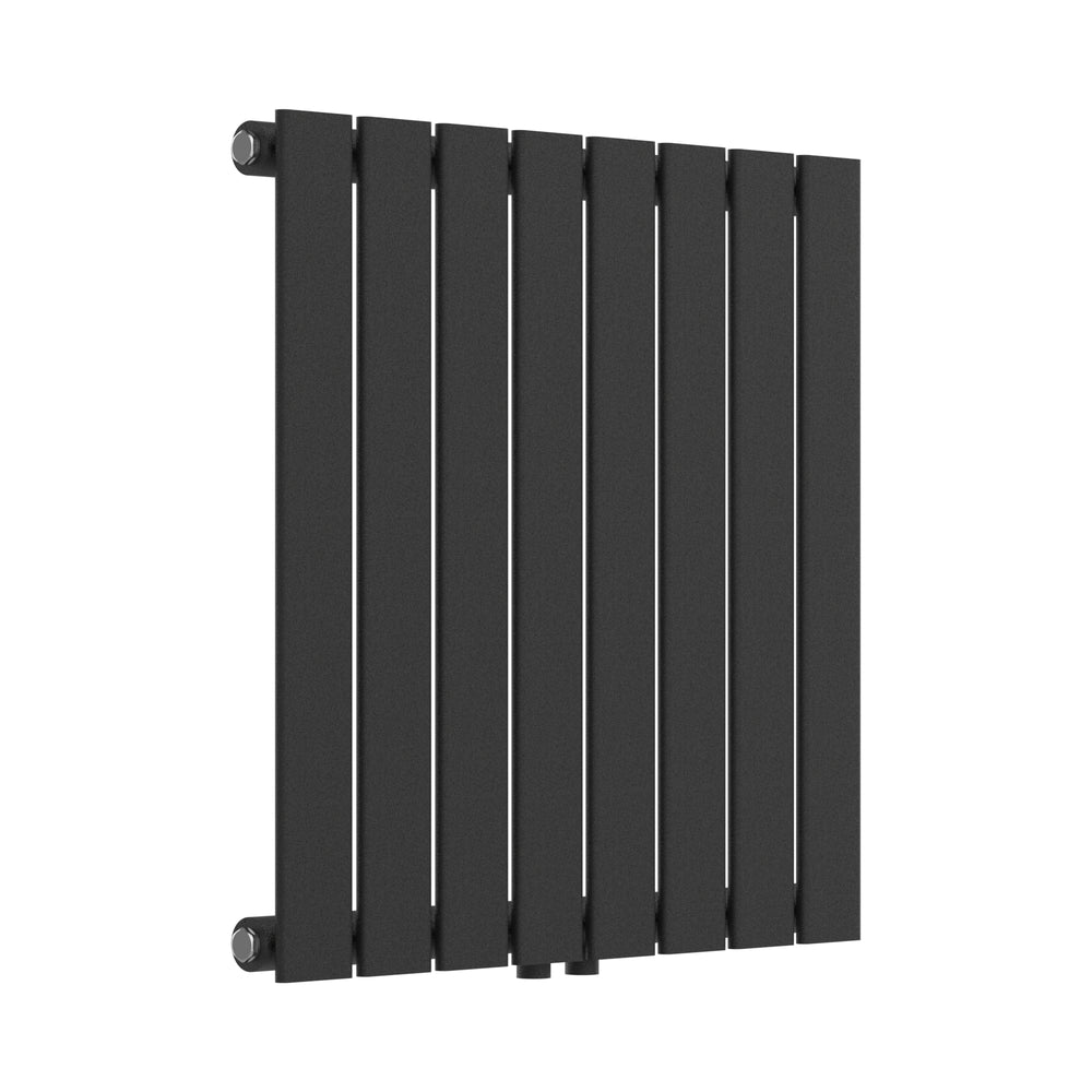 Termosifone Nore ad Acqua Calda Pannello Singolo con Elementi Piatti 60 x 60 cm - Nero [neu.haus] 