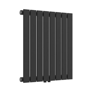 Termosifone Nore ad Acqua Calda Pannello Singolo con Elementi Piatti 60 x 60 cm - Nero [neu.haus] 