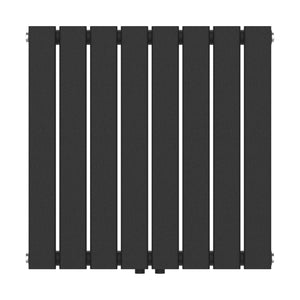 Termosifone Nore ad Acqua Calda Pannello Singolo con Elementi Piatti 60 x 60 cm - Nero [neu.haus] 