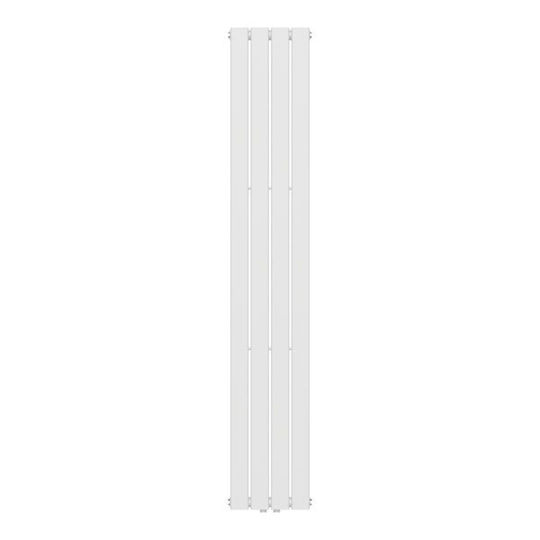 Termosifone Nore ad Acqua Calda Pannello Singolo con Elementi Piatti 180 x 30 cm - Bianco [neu.haus] 