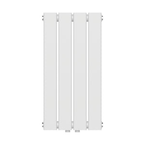 Termosifone Nore ad Acqua Calda Pannello Singolo con Elementi Piatti 60 x 30 cm - Bianco [neu.haus] 