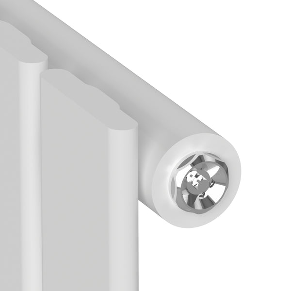 Termosifone Nore ad Acqua Calda Pannello Singolo con Elementi Piatti 60 x 30 cm - Bianco [neu.haus] 