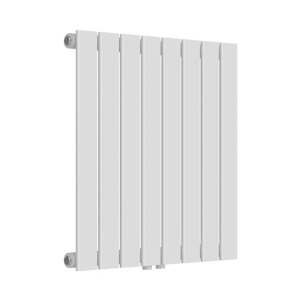 Termosifone Nore ad Acqua Calda Pannello Singolo con Elementi Piatti 60 x 60 cm - Bianco [neu.haus] 