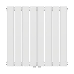 Termosifone Nore ad Acqua Calda Pannello Singolo con Elementi Piatti 60 x 60 cm - Bianco [neu.haus] 