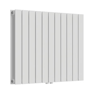 Termosifone Nore ad Acqua Calda Pannello Doppio con Elementi Piatti 60 x 80 cm Bianco [neu.haus] 