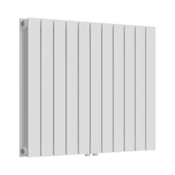 Termosifone Nore ad Acqua Calda Pannello Doppio con Elementi Piatti 60 x 80 cm Bianco [neu.haus] 