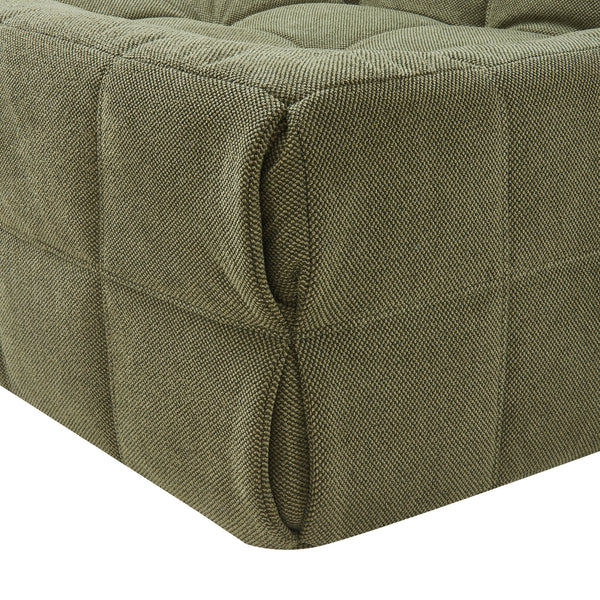 Pouf Poggiapiedi Koskyvn Imbottito 35 x 80 x 55 cm [en.casa]