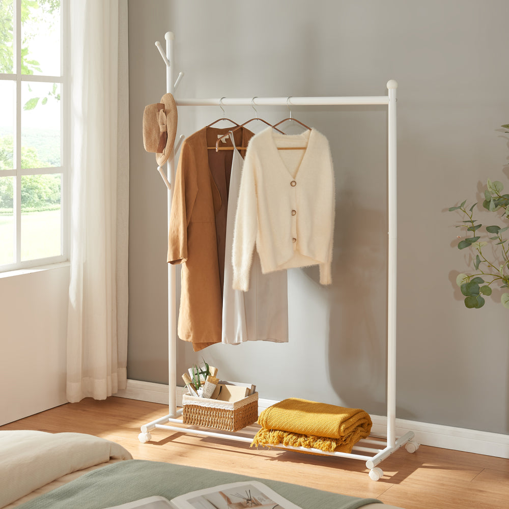 Appendiabiti su ruote Snåsa 170x105x43 cm [en.casa]