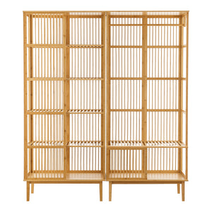 Set guardaroba composto da scaffale autoportante Trundholm + appendiabiti Vemb [en.casa]