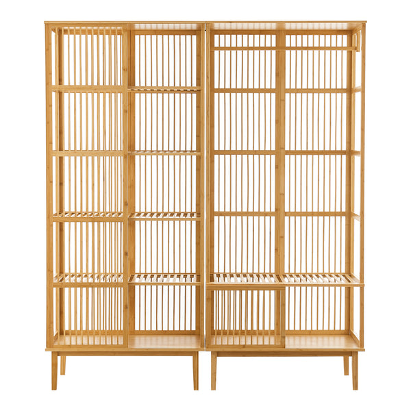 Set guardaroba composto da scaffale autoportante Trundholm + appendiabiti Vemb [en.casa]