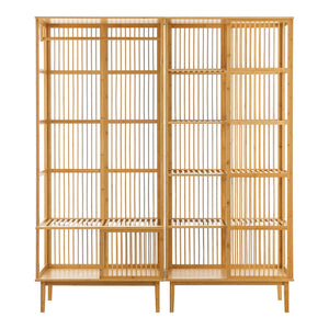 Set guardaroba composto da scaffale autoportante Trundholm + appendiabiti Vemb [en.casa]