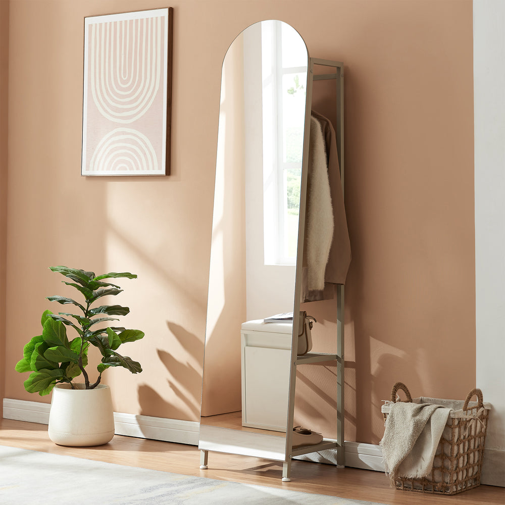 Specchio da guardaroba 2-in-1 Frenraby [en.casa]