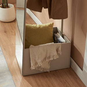 Specchio da guardaroba 2-in-1 Kuonta 165x40x51 cm [en.casa]