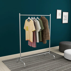 Appendiabiti Staffanstorp 137x104x48cm argento [en.casa] - premiumXL