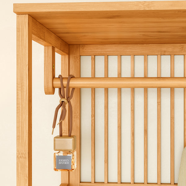 Set Organizzatore Guardaroba in Bambù - Vari Configurazioni [en.casa] 