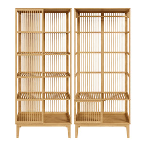 Set Organizzatore Guardaroba in Bambù - Vari Configurazioni [en.casa] 