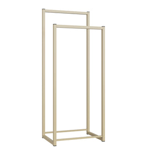Stand Appendiabiti Holtalen con 2 Barre Organizzatore Guardaroba [en.casa]
