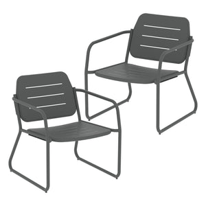 Set di mobili da giardino Andria acciaio [casa.pro]