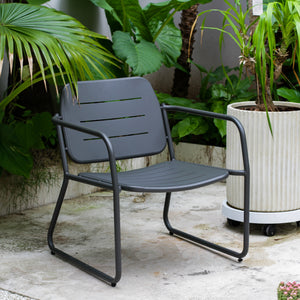 Set di mobili da giardino Andria acciaio [casa.pro]