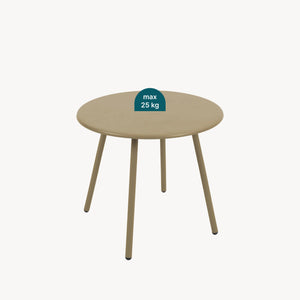 Set di 5 Mobili da Giardino Kivanta 2 Tavolini Rotondi 2 Poltrone e Divano [en.casa]