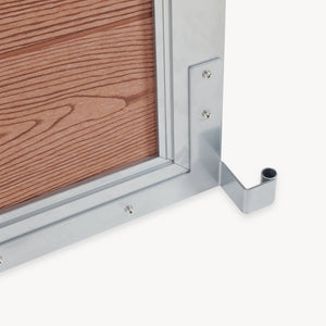 Cancello da Giardino Pedonale Segovia 90x180 cm Porta per Recinzione con Serratura NEU.HOLZ 