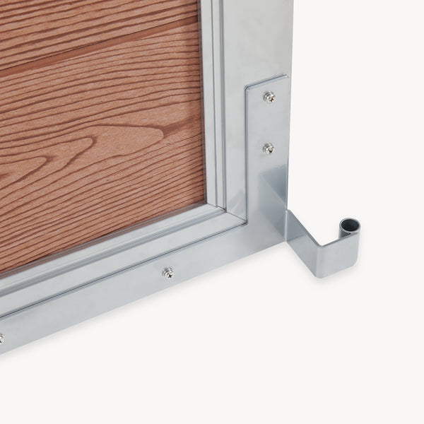 Cancello da Giardino Pedonale Segovia 90x180 cm Porta per Recinzione con Serratura NEU.HOLZ 
