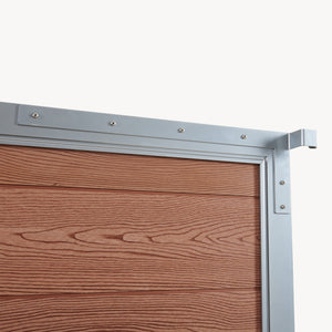 Cancello da Giardino Pedonale Segovia 90x180 cm Porta per Recinzione con Serratura NEU.HOLZ 