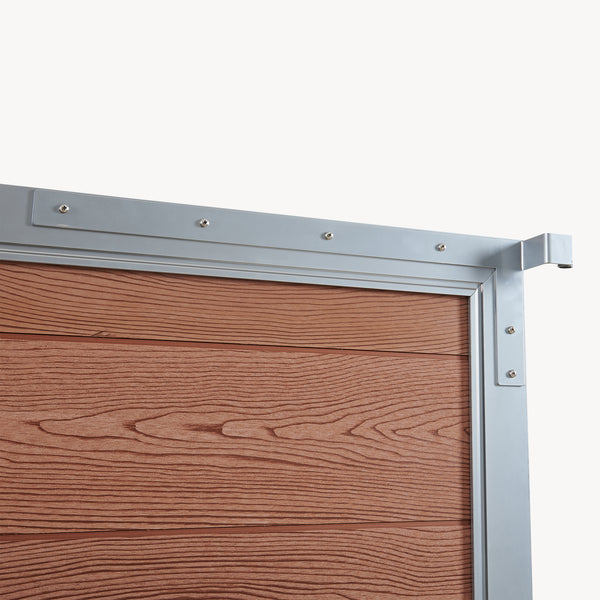 Cancello da Giardino Pedonale Segovia 90x180 cm Porta per Recinzione con Serratura NEU.HOLZ 