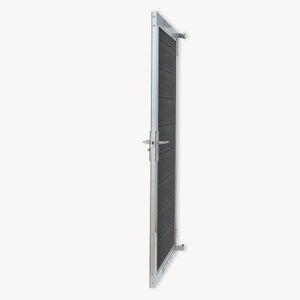 Cancello da Giardino Pedonale Segovia 90x180 cm Porta per Recinzione con Serratura NEU.HOLZ 