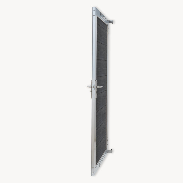 Cancello da Giardino Pedonale Segovia 90x180 cm Porta per Recinzione con Serratura NEU.HOLZ 