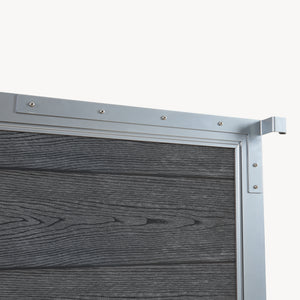 Cancello da Giardino Pedonale Segovia 90x180 cm Porta per Recinzione con Serratura NEU.HOLZ 