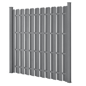 Recinzione da giardino WPC 185x193 cm [neu.holz] - premiumXL