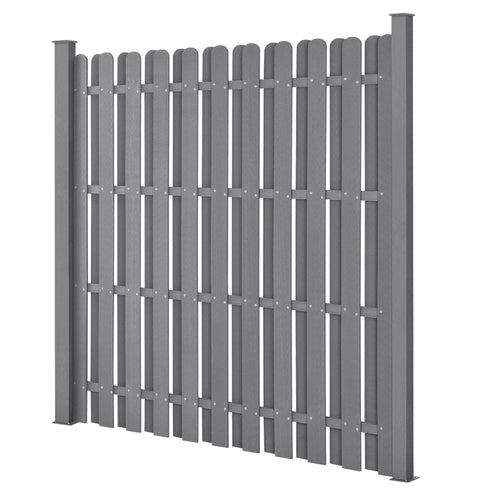 Recinzione da giardino WPC 185x193 cm [neu.holz] - premiumXL