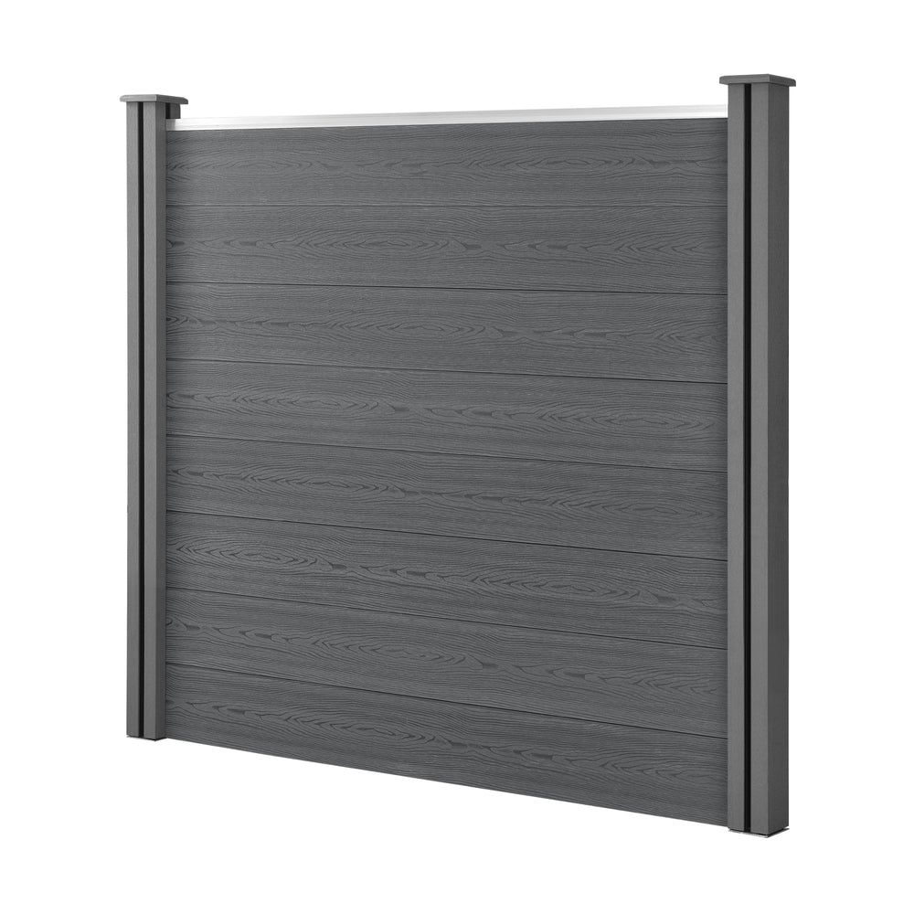 Recinzione da giardino Pinto in varie dimensioni grigio nuovo.legno - premiumXL