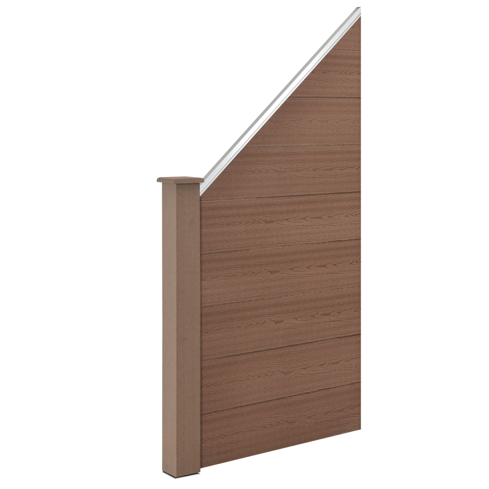 Recinzione da giardino Segovia WPC in diverse varianti [neu.holz] - premiumXL