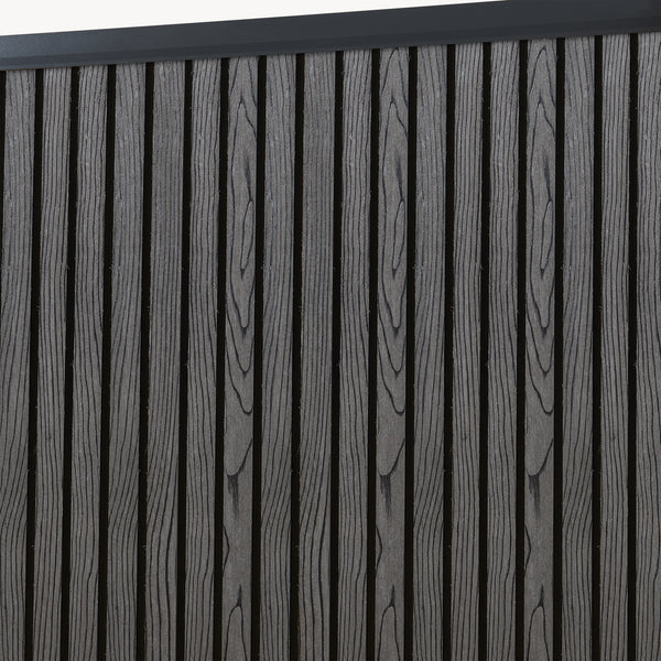 Recinzione Frangivista Grassano in WPC con Montante NEU.HOLZ