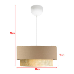 Lampada a sospensione Loughborough 1 x E27 in vari colori [lux.pro]