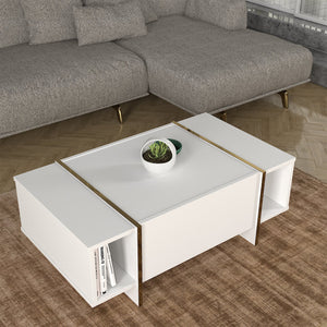 Tavolino Centrale da Salotto Tavak 104 x 60 x 38 cm [en.casa]