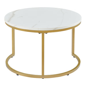 Set Christchurch di Tavolini Sovrapponbili con Piani Rotondi [en.casa] 