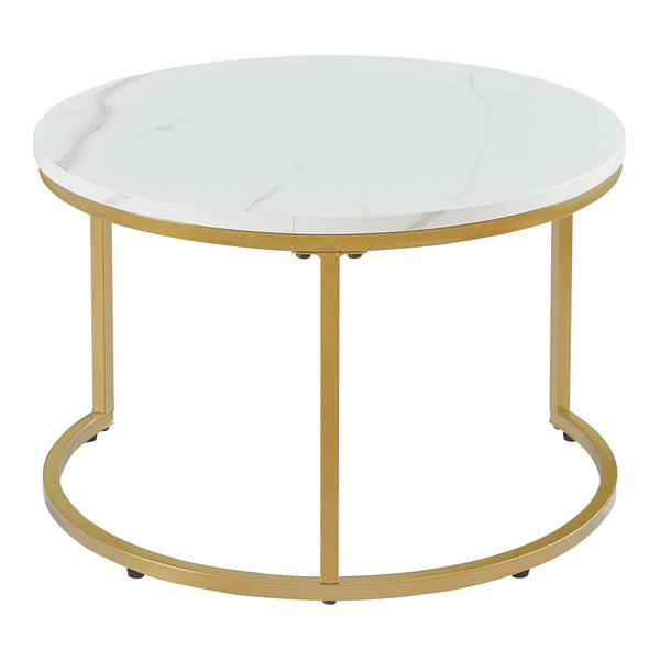 Set Christchurch di Tavolini Sovrapponbili con Piani Rotondi [en.casa] 